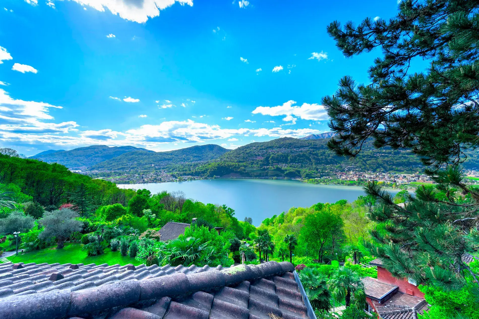 Laura Aguilera Villa With Stunning Views Of Lake Lugano And Extensive Private Grounds