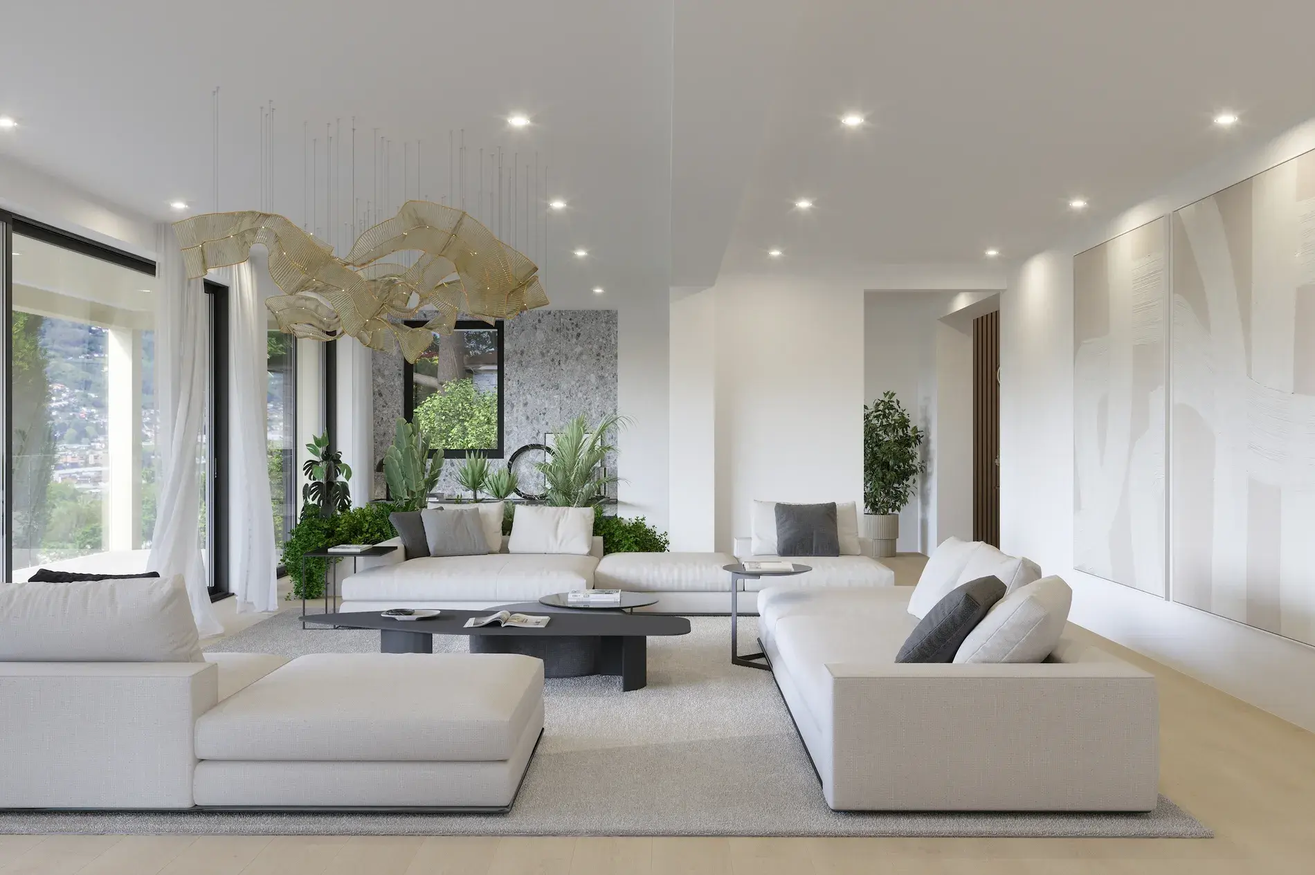 Laura Aguilera Villa With Stunning Views Of Lake Lugano And Extensive Private Grounds