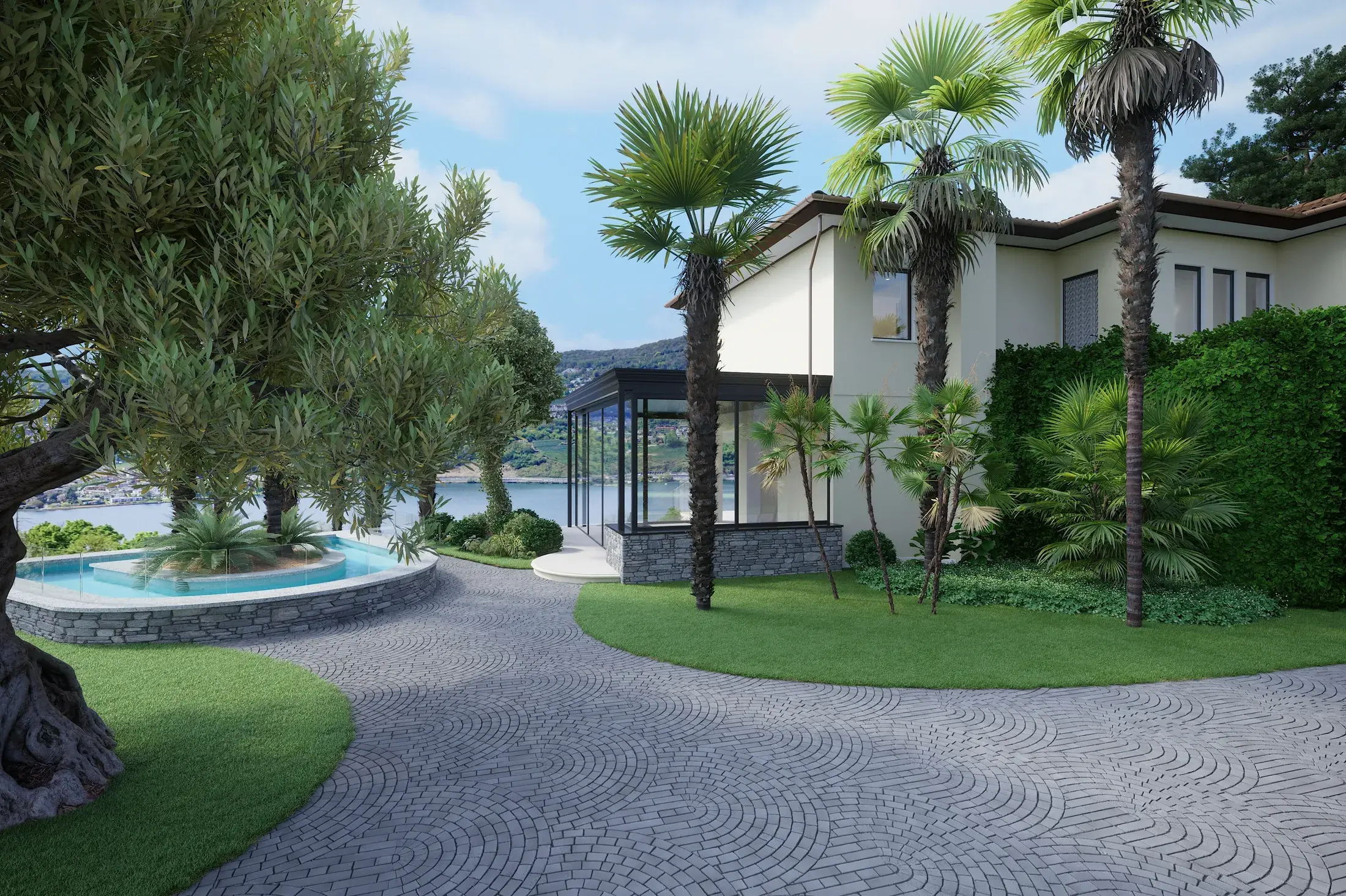 Laura Aguilera Villa With Stunning Views Of Lake Lugano And Extensive Private Grounds